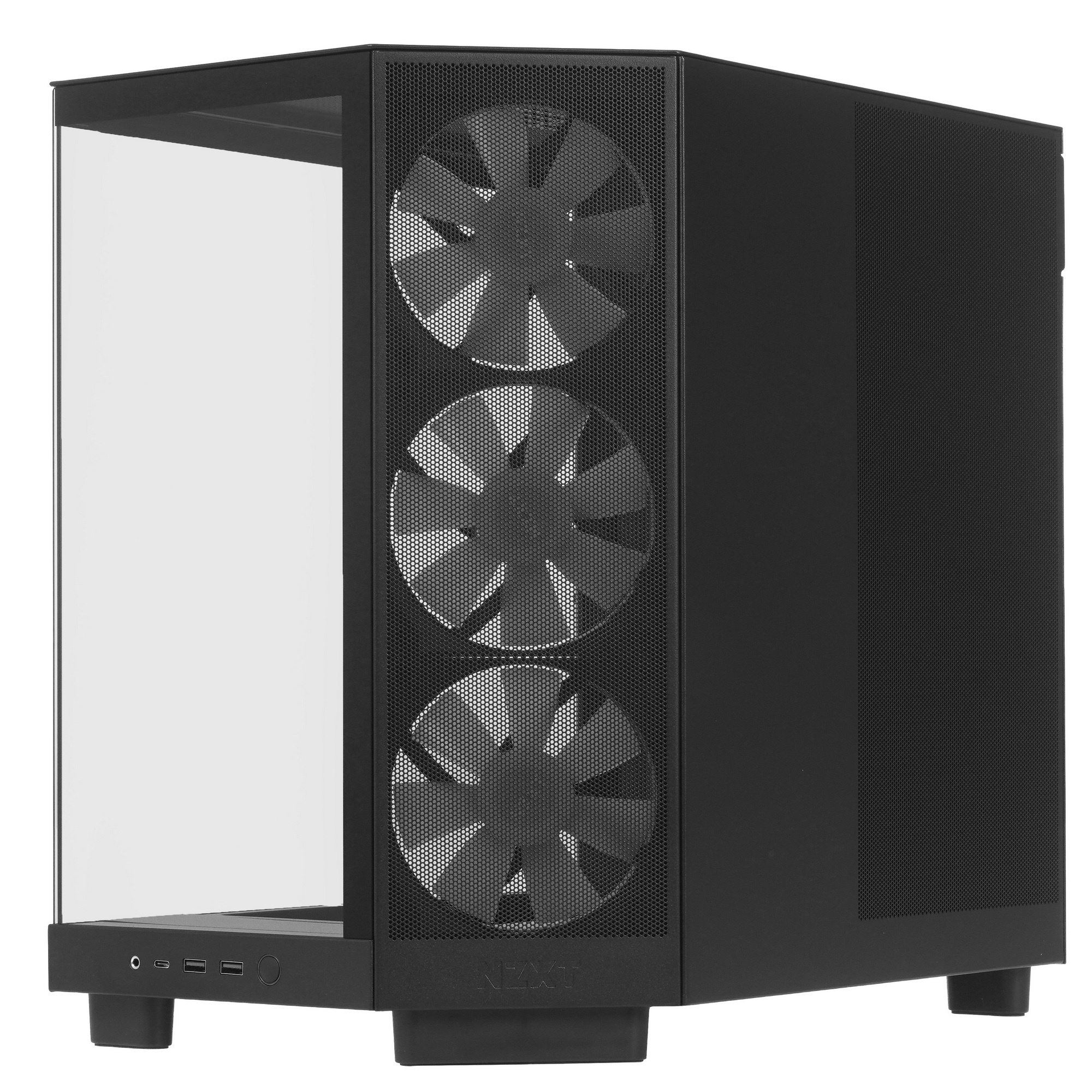 Корпус без блока питания/ Case NZXT H6 Flow RGB (2023), Midi-Tower, TG, 3x120mm RGB, 2xUSB-A 3.2 + 1
