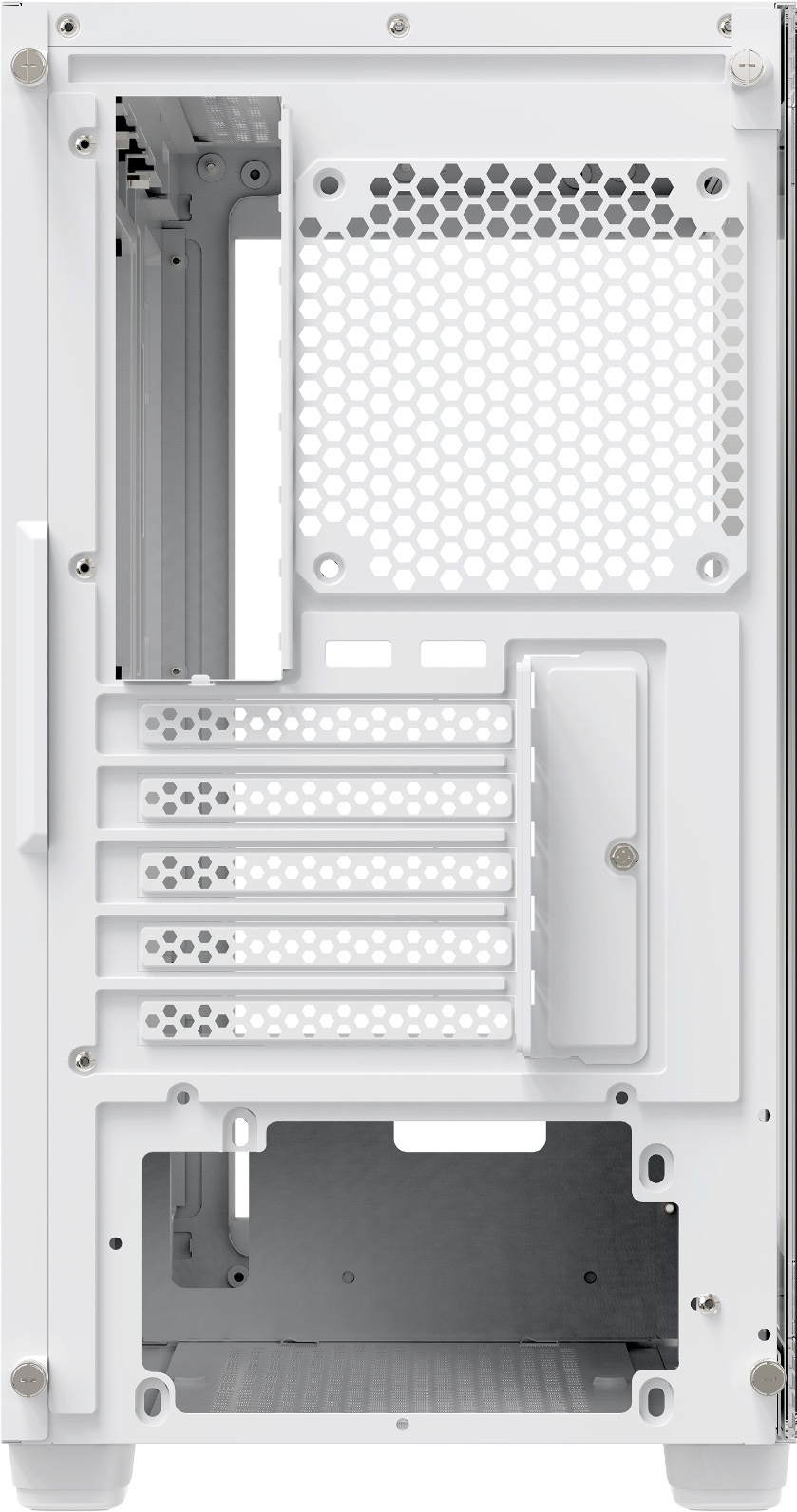 Корпус для ПК Case Ocypus Gamma C52 WH mATX / win / white / no PSU / Tempered Glass