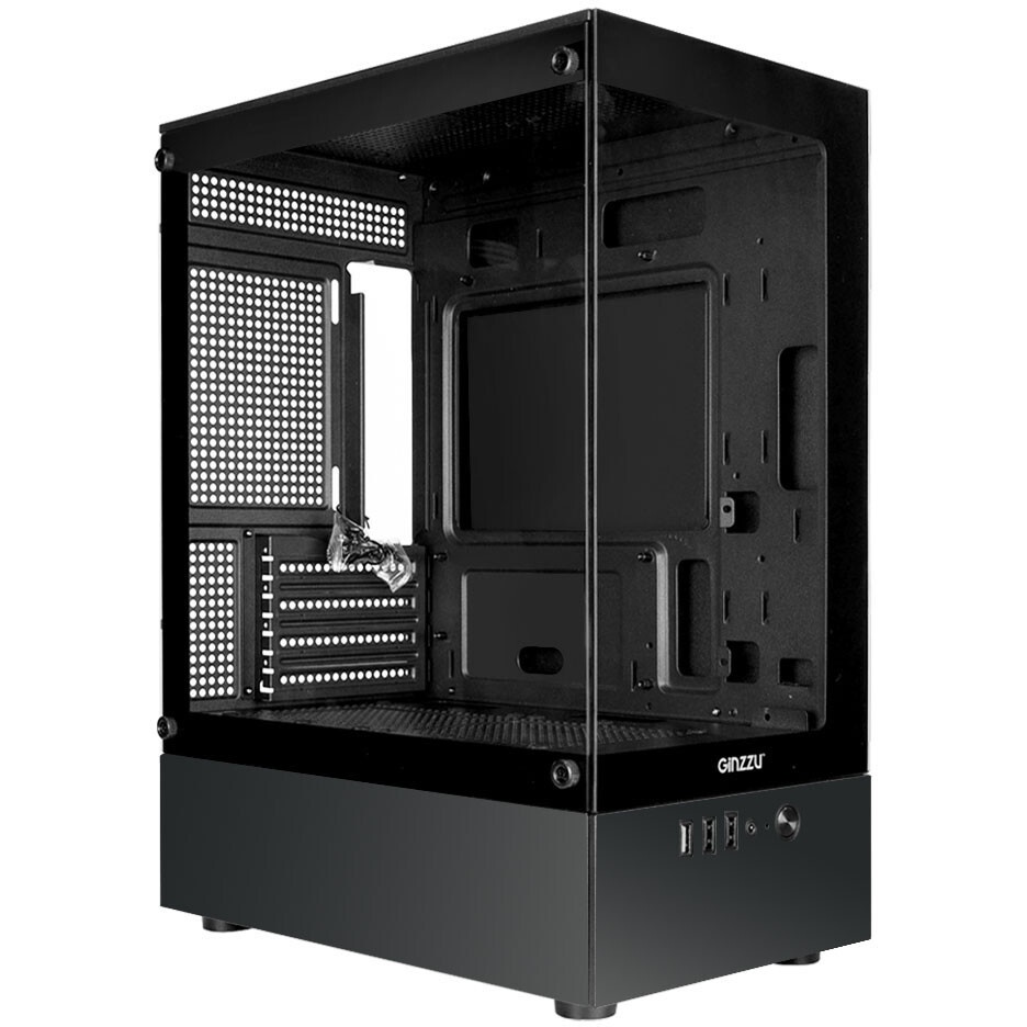 Корпус Accord ACC-350-02B черный без БП mATX 1x120mm 1xUSB2.0 1xUSB3.0 1xUSB3.1 audio