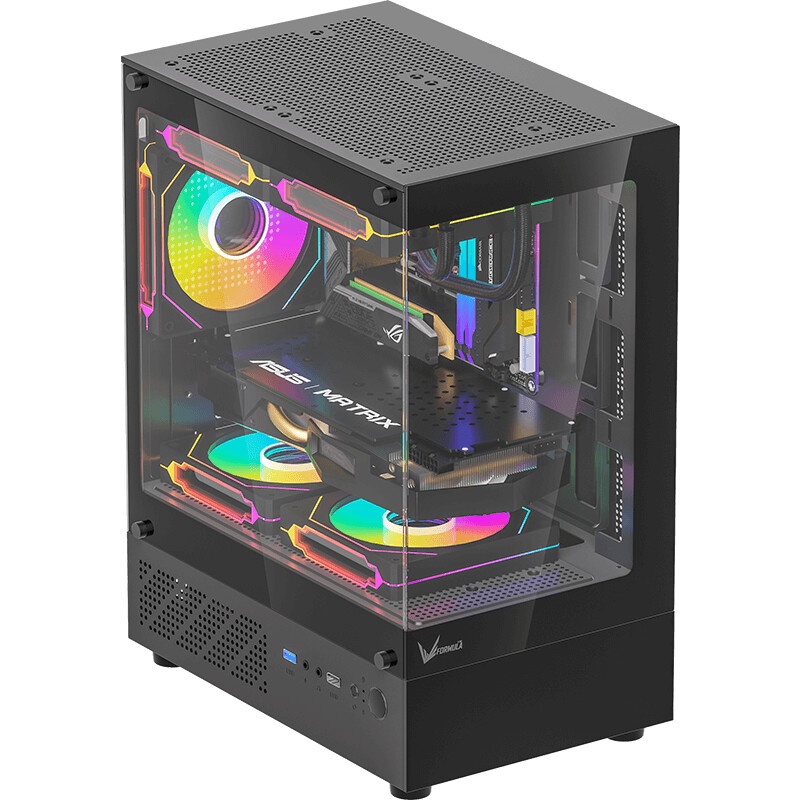 Корпус Accord ACC-350-02B черный без БП mATX 1x120mm 1xUSB2.0 1xUSB3.0 1xUSB3.1 audio