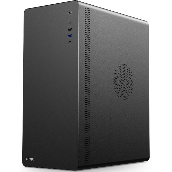 Корпус без блока питания Foxline FL-301, ATX, 4xUSB2.0, HDA, w/o FAN, w/o PSU, no PowerCord, w/DVD-R