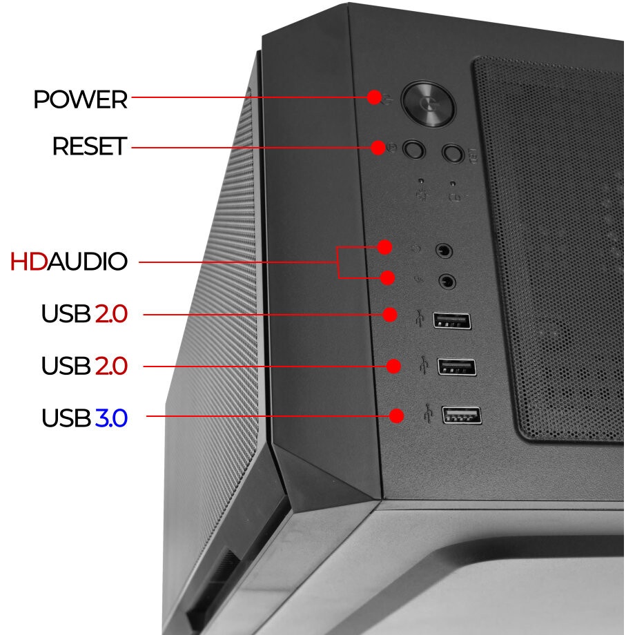 Компьютерный корпус Ginzzu CL400