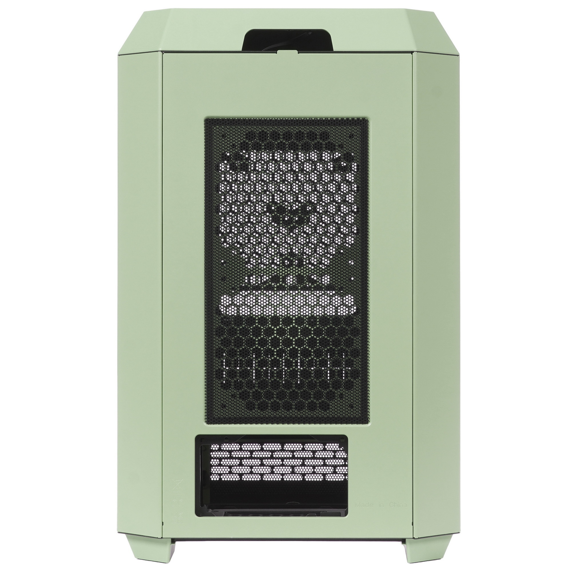 Корпус Thermaltake The Tower 300 Matcha зеленый без БП miniITX 8x120mm 6x140mm 2xUSB3.0 audio bott P