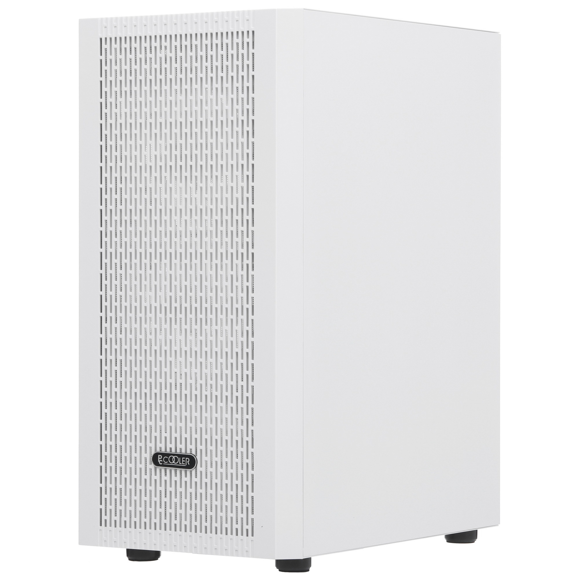 Корпус без блока питания PCCOOLER MA100 MESH WH, Mesh Mid Tower, White, TG, 0.4 SPCC, 3x120mm ARGB A
