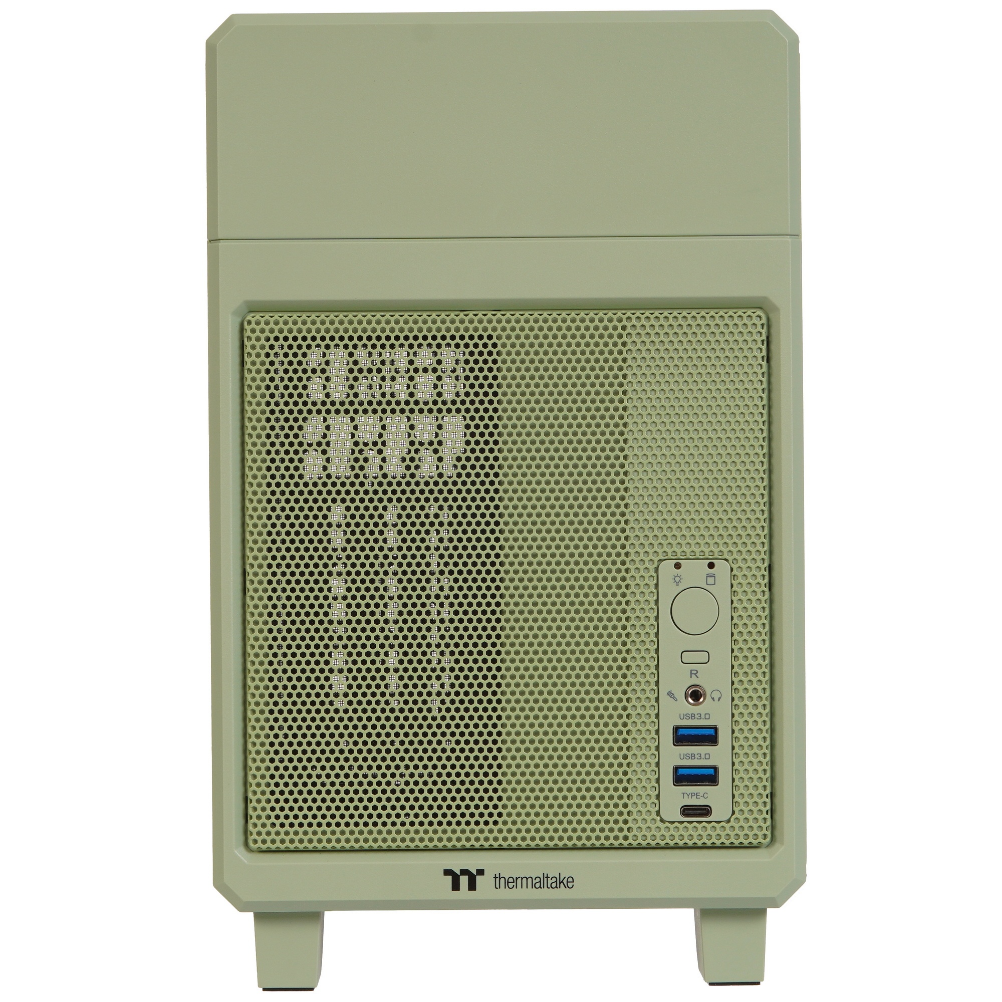 Корпус Thermaltake TR100,без БП, SFF, зеленый, 0, 8x140mm 2x200mm