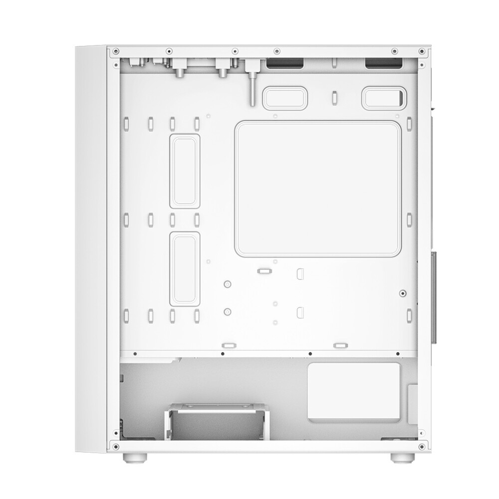 Корпус без блока питания PCCOOLER C3B310 WH, Mesh Mid Tower, White, TG, 0.4 SPCC, no fans mATX, mITX