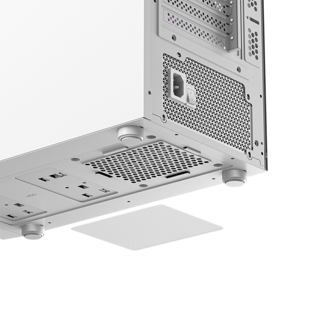 Корпус без блока питания PCCOOLER C3B310 WH, Mesh Mid Tower, White, TG, 0.4 SPCC, no fans mATX, mITX