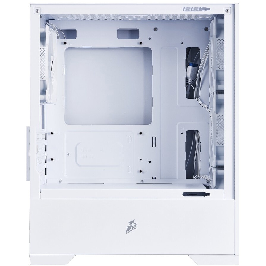 Корпус без блока питания PCCOOLER C3B310 WH, Mesh Mid Tower, White, TG, 0.4 SPCC, no fans mATX, mITX