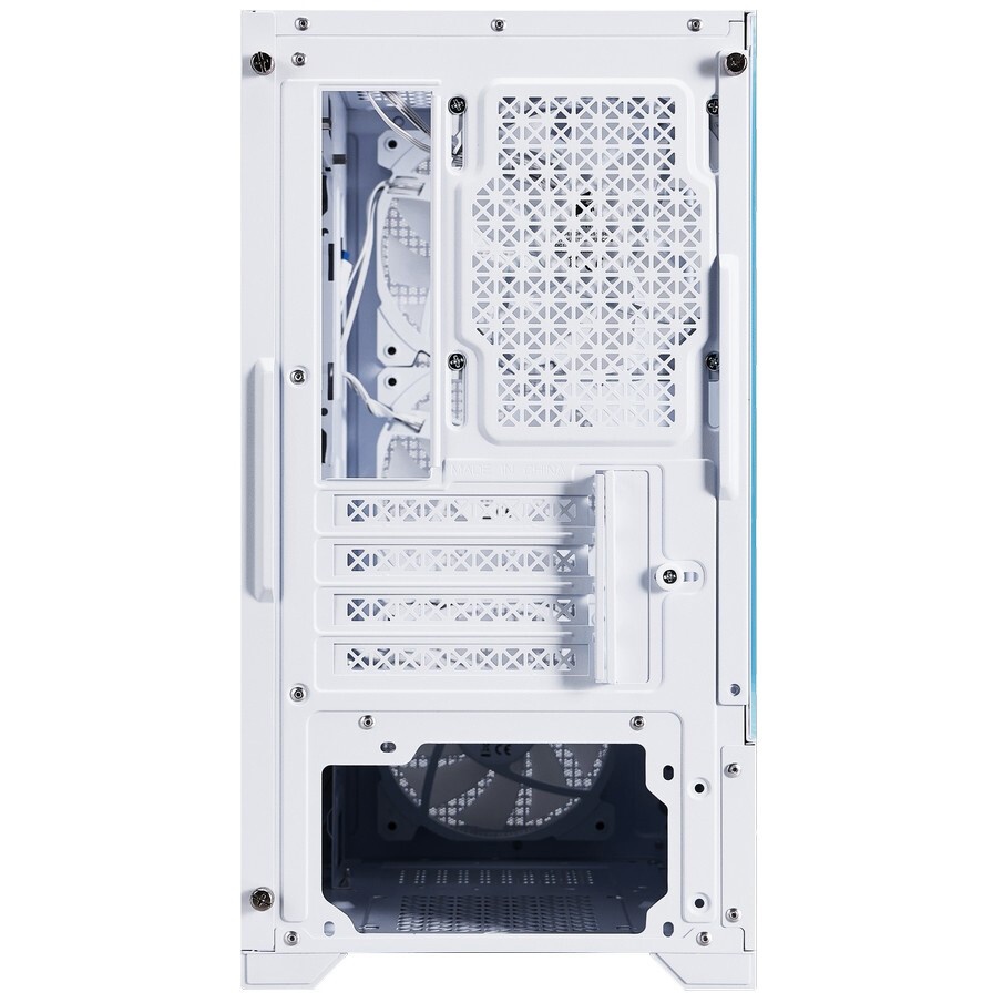 Корпус без блока питания PCCOOLER C3B310 WH, Mesh Mid Tower, White, TG, 0.4 SPCC, no fans mATX, mITX