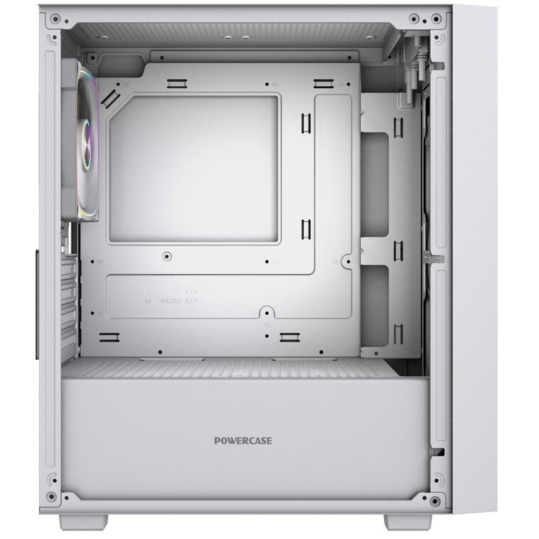 Корпус без блока питания PCCOOLER C3B310 WH, Mesh Mid Tower, White, TG, 0.4 SPCC, no fans mATX, mITX