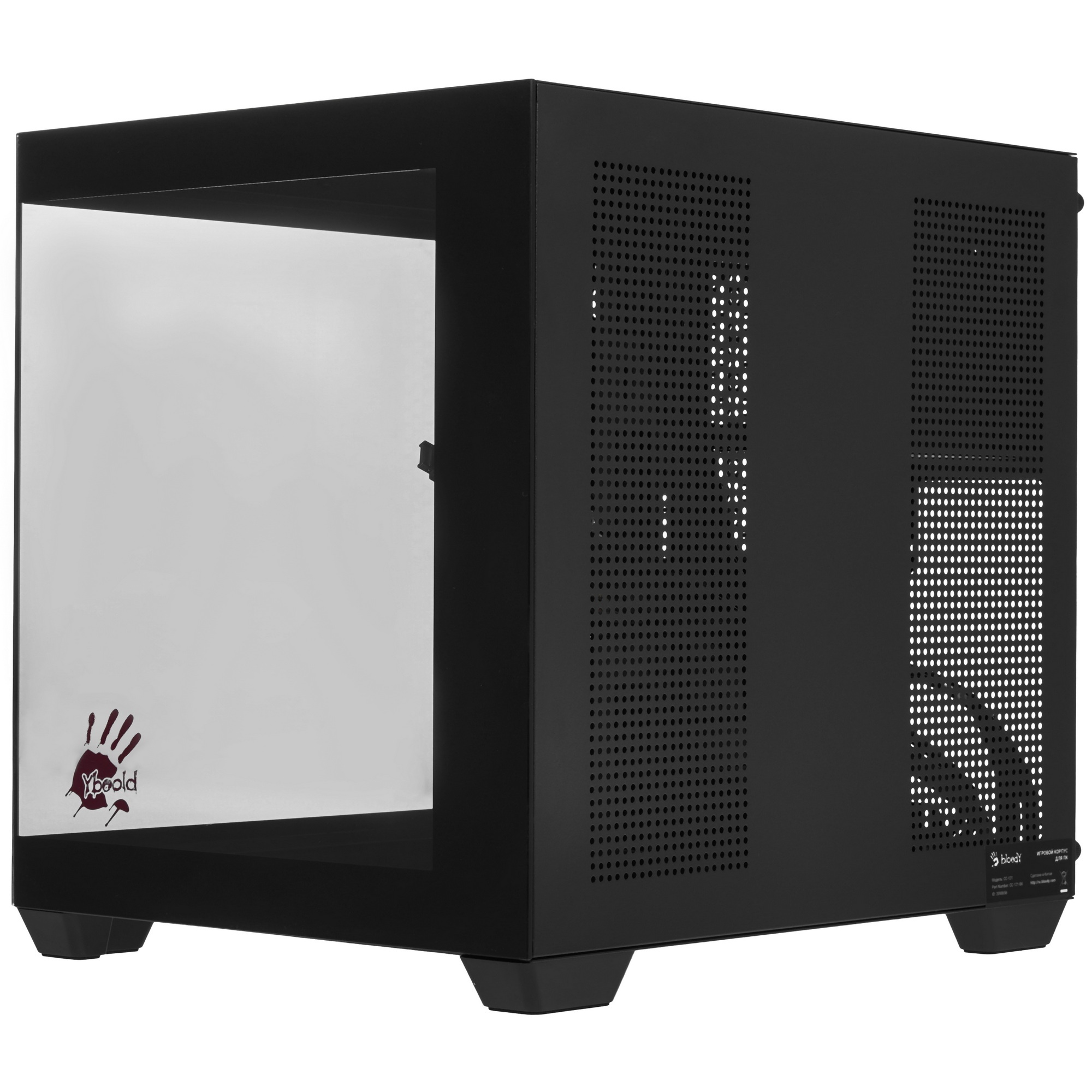 Корпус Bloody CC-121 черный без БП mATX 7x120mm 1xUSB2.0 1xUSB3.0 audio