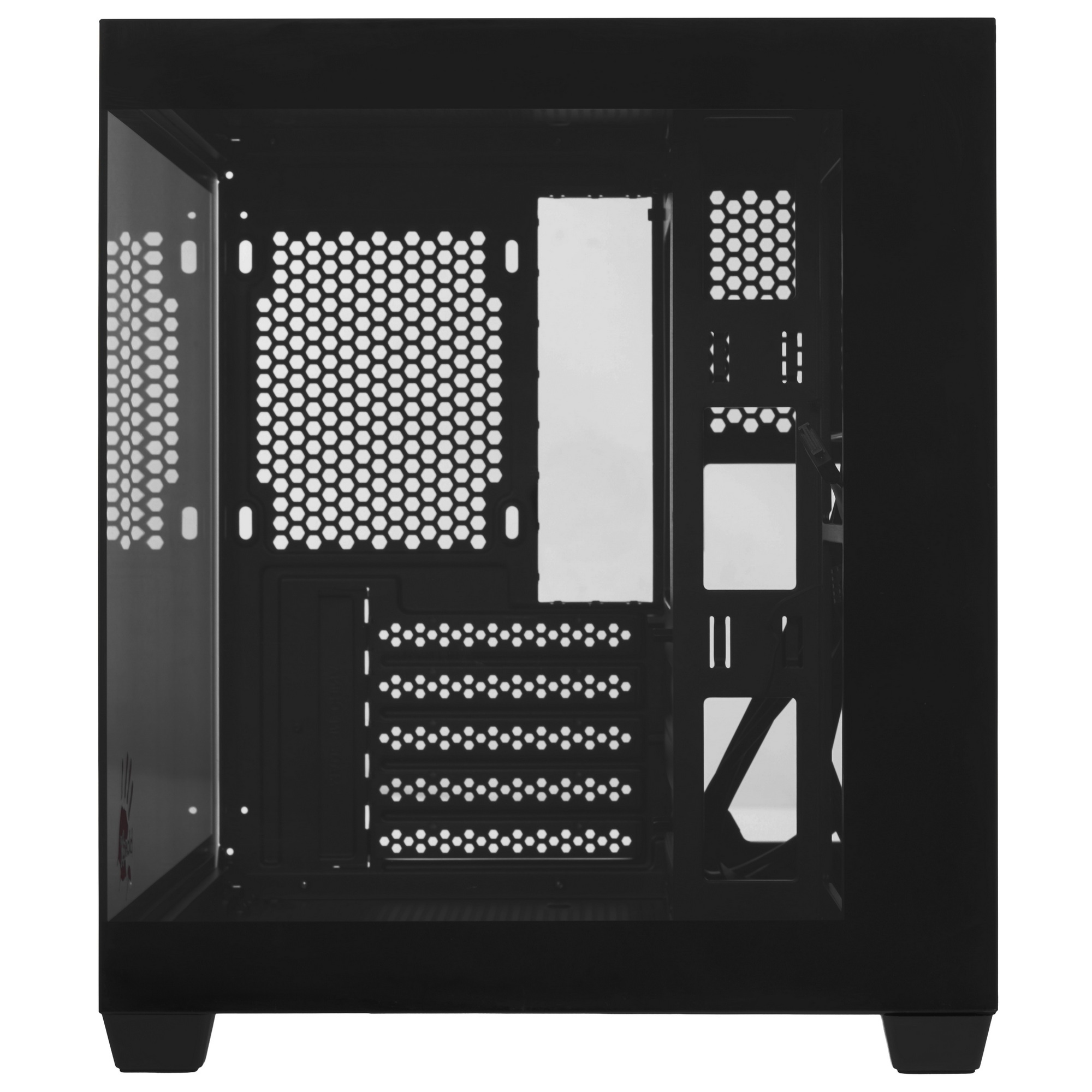 Корпус Bloody CC-121 черный без БП mATX 7x120mm 1xUSB2.0 1xUSB3.0 audio