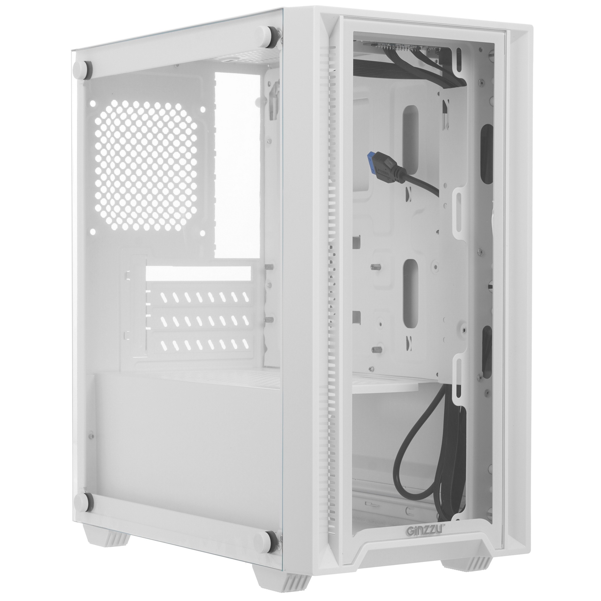 Компьютерный корпус Ginzzu CL520 White mATX