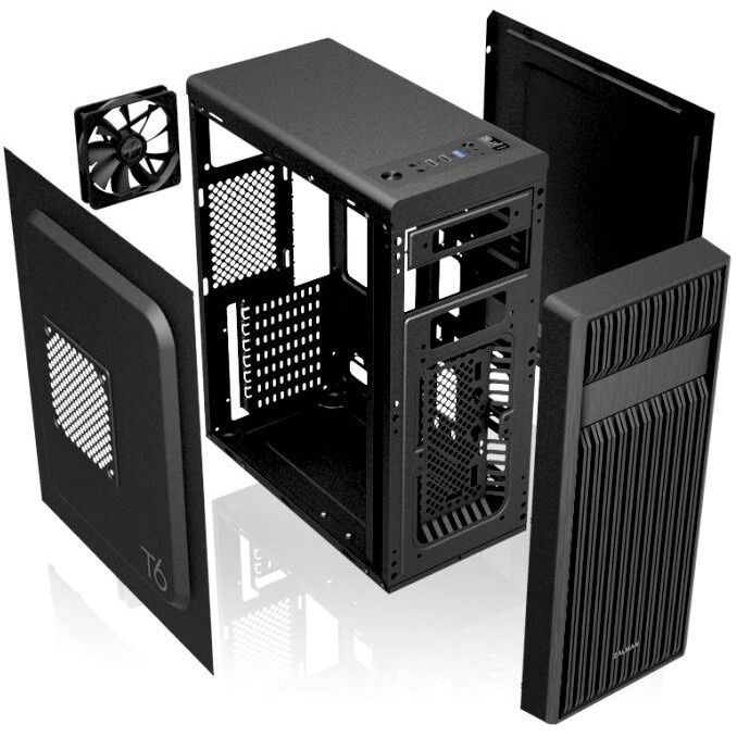 Компьютерный корпус Miditower Aerocool / Formula "Cs-1102 Black" ATX/micro ATX / mini ITX, USB3.0 (б