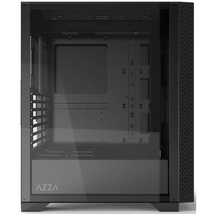 Корпус Azza Regis черный без БП ATX 4x120mm 2xUSB3.0 audio bott PSU