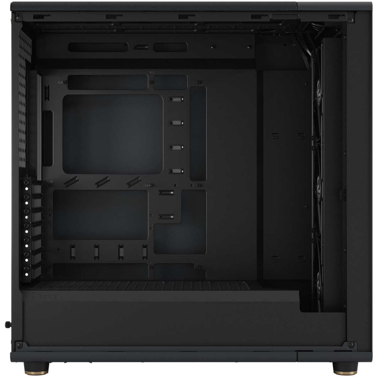 Корпус Azza Regis черный без БП ATX 4x120mm 2xUSB3.0 audio bott PSU