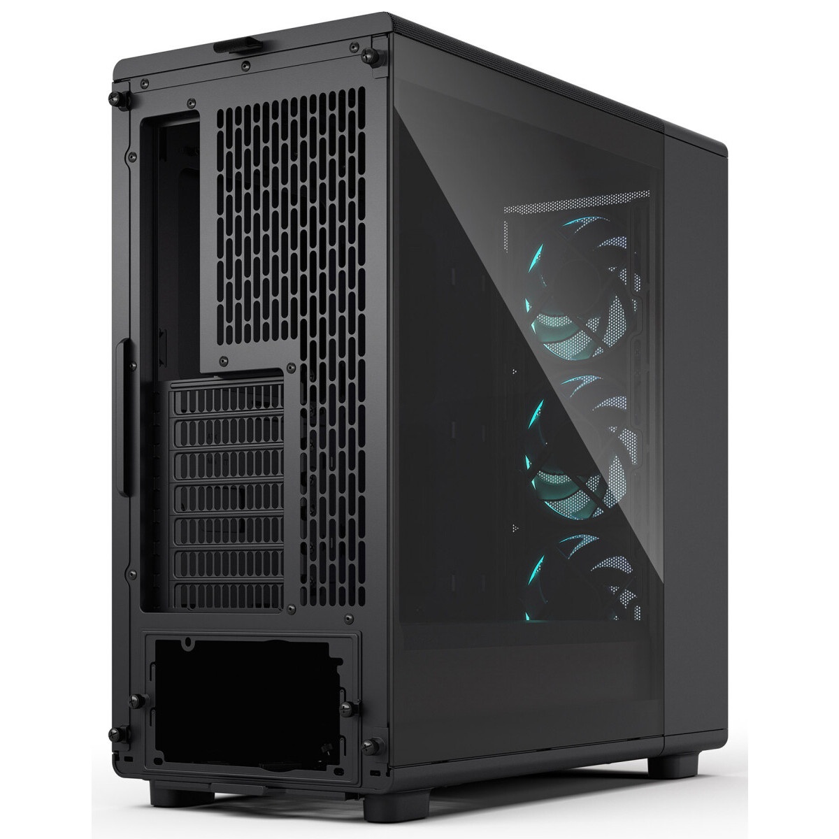 Корпус Azza Regis черный без БП ATX 4x120mm 2xUSB3.0 audio bott PSU