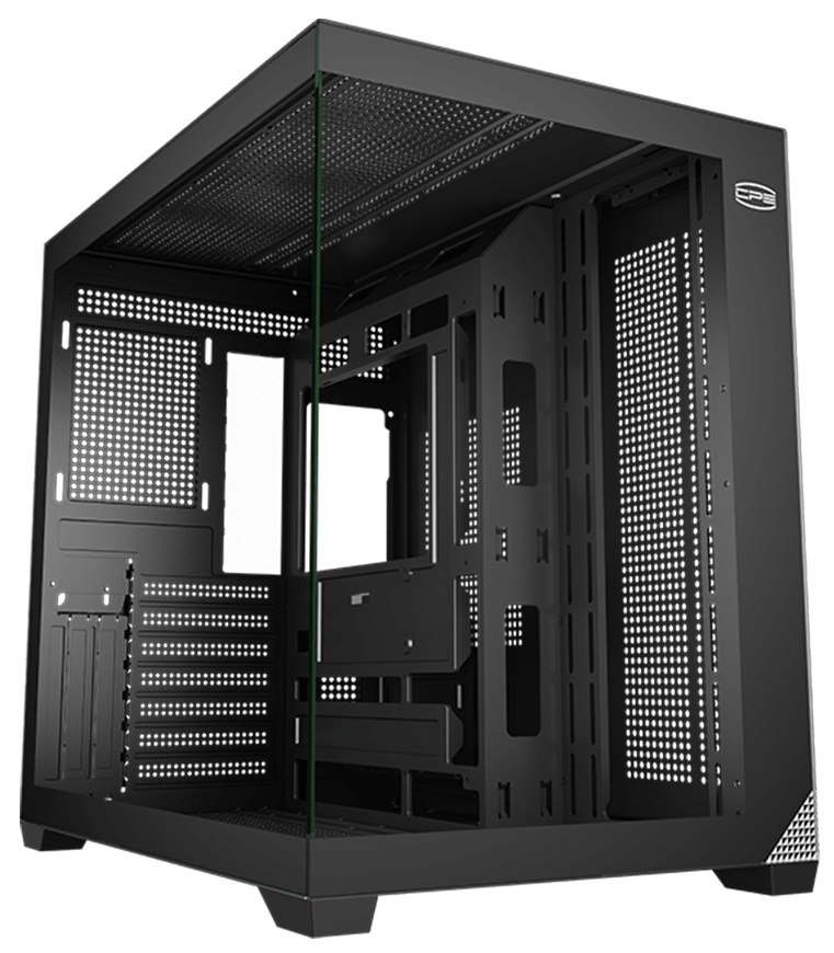 Корпус без блока питания PCCooler C3T700 BK, Midi-Tower, TG, no fans, 1xUSB-A 3.0 + 1xUSB-A 2.0 + 1x