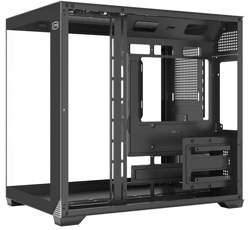 Корпус без блока питания PCCooler C3T700 BK, Midi-Tower, TG, no fans, 1xUSB-A 3.0 + 1xUSB-A 2.0 + 1x