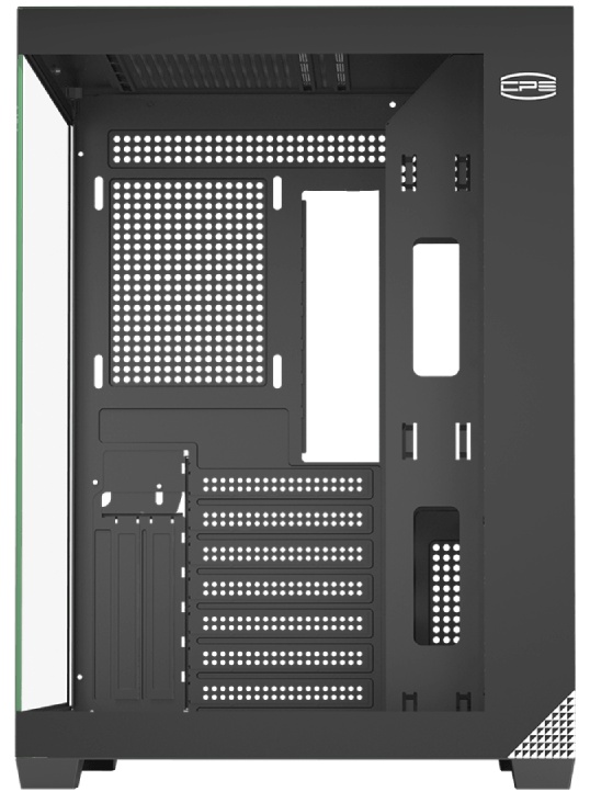 Корпус без блока питания PCCooler C3T700 BK, Midi-Tower, TG, no fans, 1xUSB-A 3.0 + 1xUSB-A 2.0 + 1x