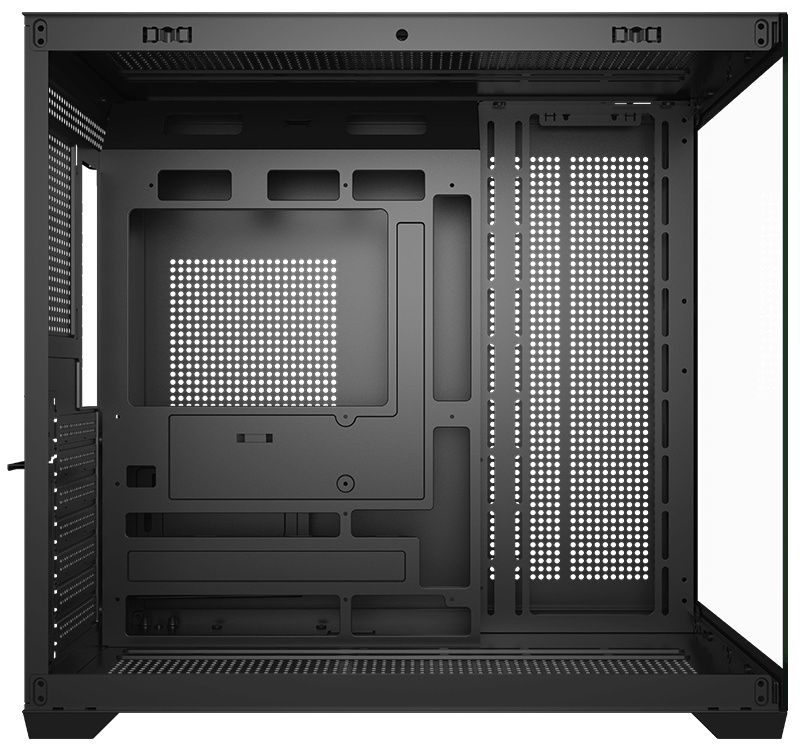 Корпус без блока питания PCCooler C3T700 BK, Midi-Tower, TG, no fans, 1xUSB-A 3.0 + 1xUSB-A 2.0 + 1x
