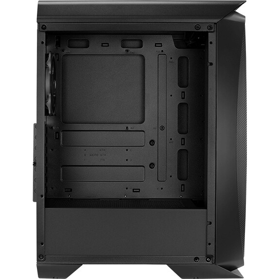 Компьютерный корпус Aerocool / Formula Aero One Eclipse-G-BK-v1 черный без БП ATX 4x120mm 2xUSB3.0 a
