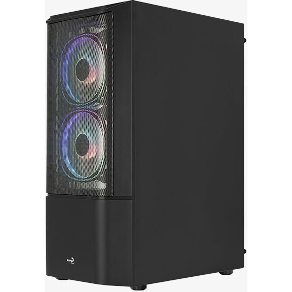 Компьютерный корпус Aerocool / Formula Aero One Eclipse-G-BK-v1 черный без БП ATX 4x120mm 2xUSB3.0 a