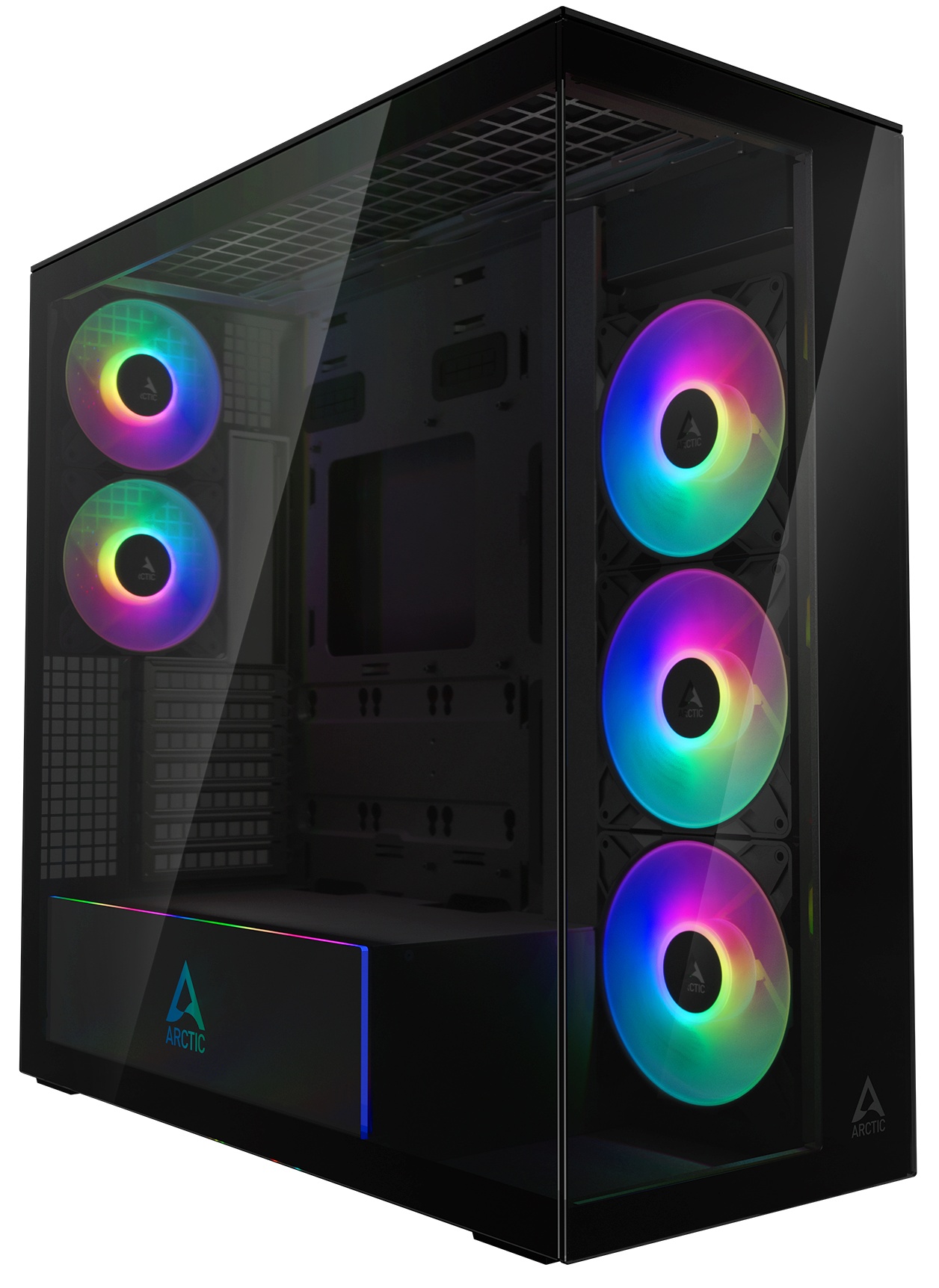 Компьютерный корпус Arctic Cooling ARCTIC Xtender (Mirror  Black) арт. ACPCC00018A