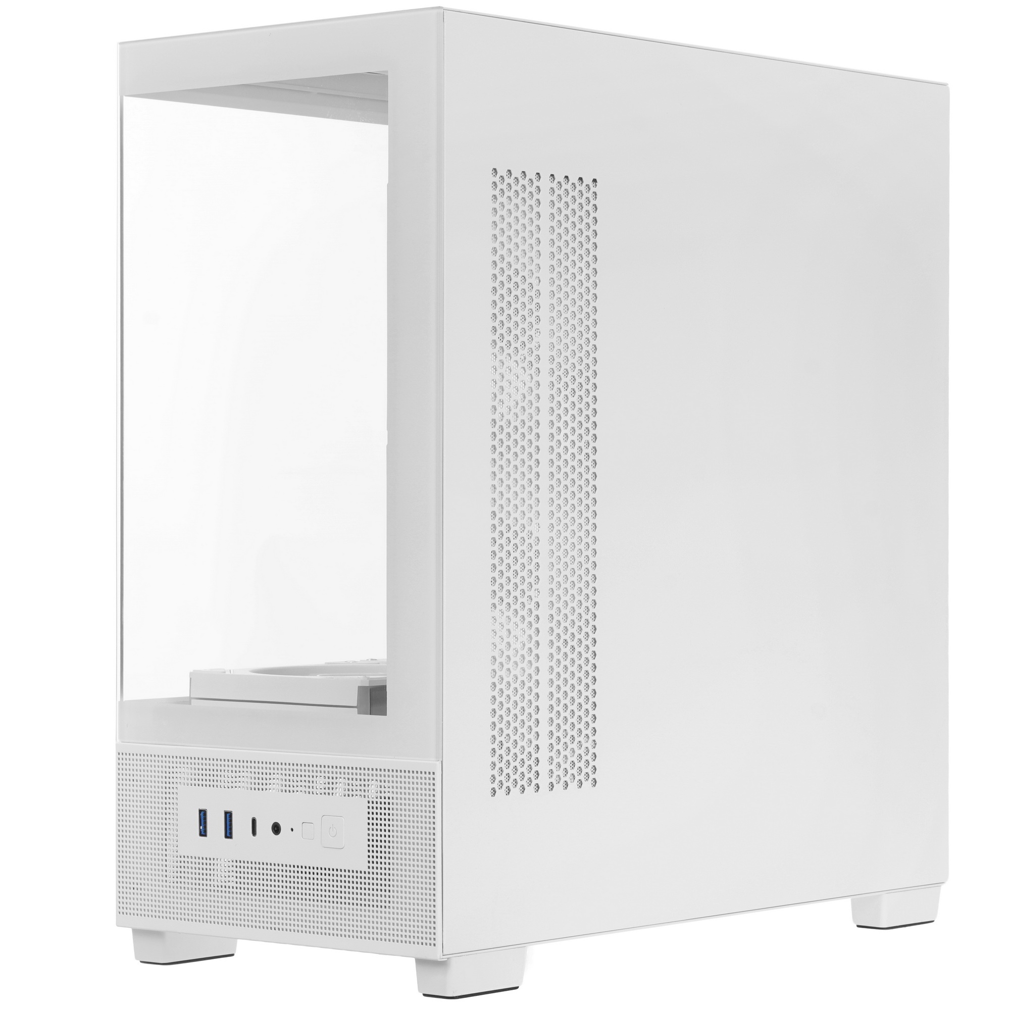 Компьютерный корпус XASTRA Q500M 6ARGB-C10-UC White mATX/Aquarium/Screewless/ 6x120mm ARGB PWM FM fa