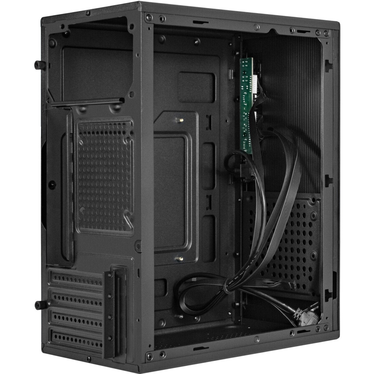 Корпус Minitower ExeGate BAA-303M (mATX, без БП, 2*USB, HD Audio, черный)