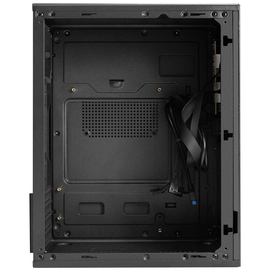 Корпус Minitower ExeGate BAA-303M (mATX, без БП, 2*USB, HD Audio, черный)