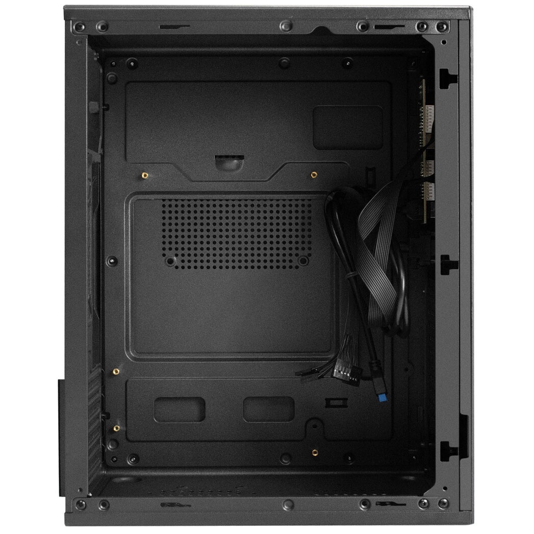 Корпус Minitower ExeGate BAA-303M (mATX, без БП, 2*USB, HD Audio, черный)