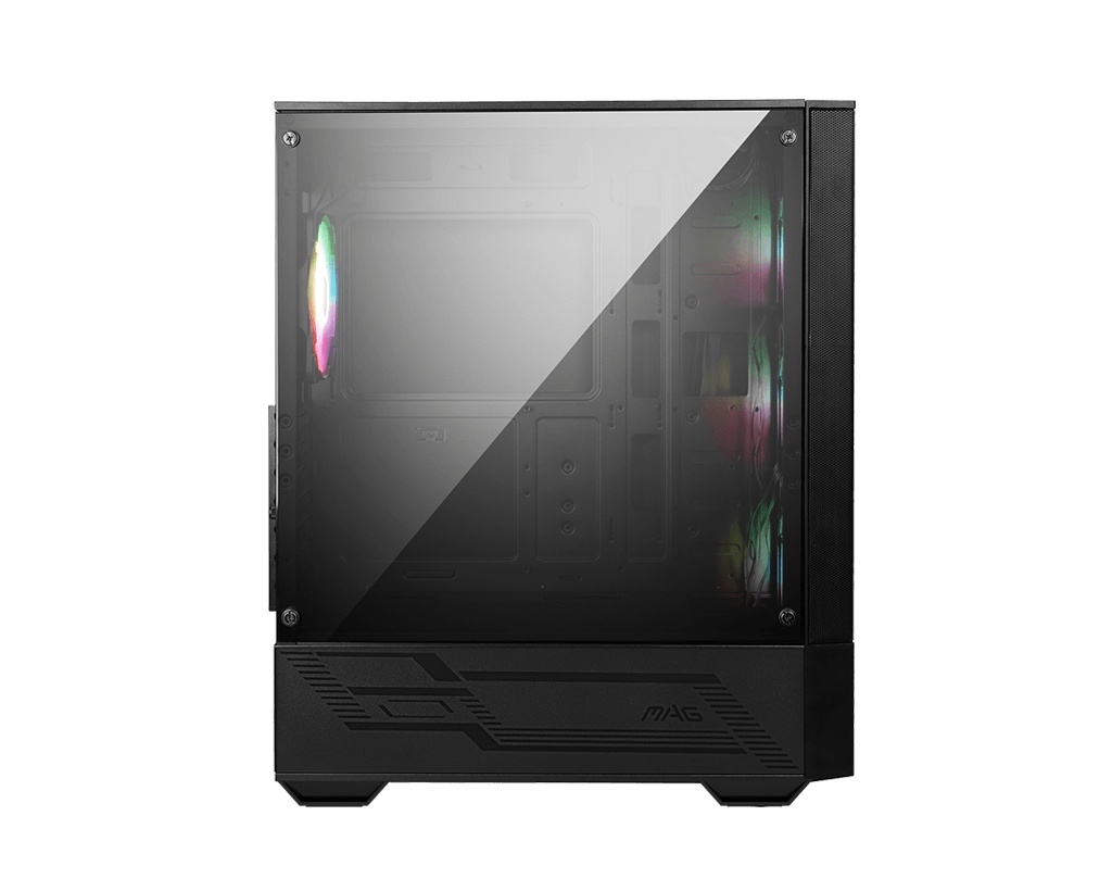 Компьютерный корпус без блока питания Case MSI MAG FORGE 112R, Midi-Tower, TG, 4x120mm ARGB, 2xUSB 3