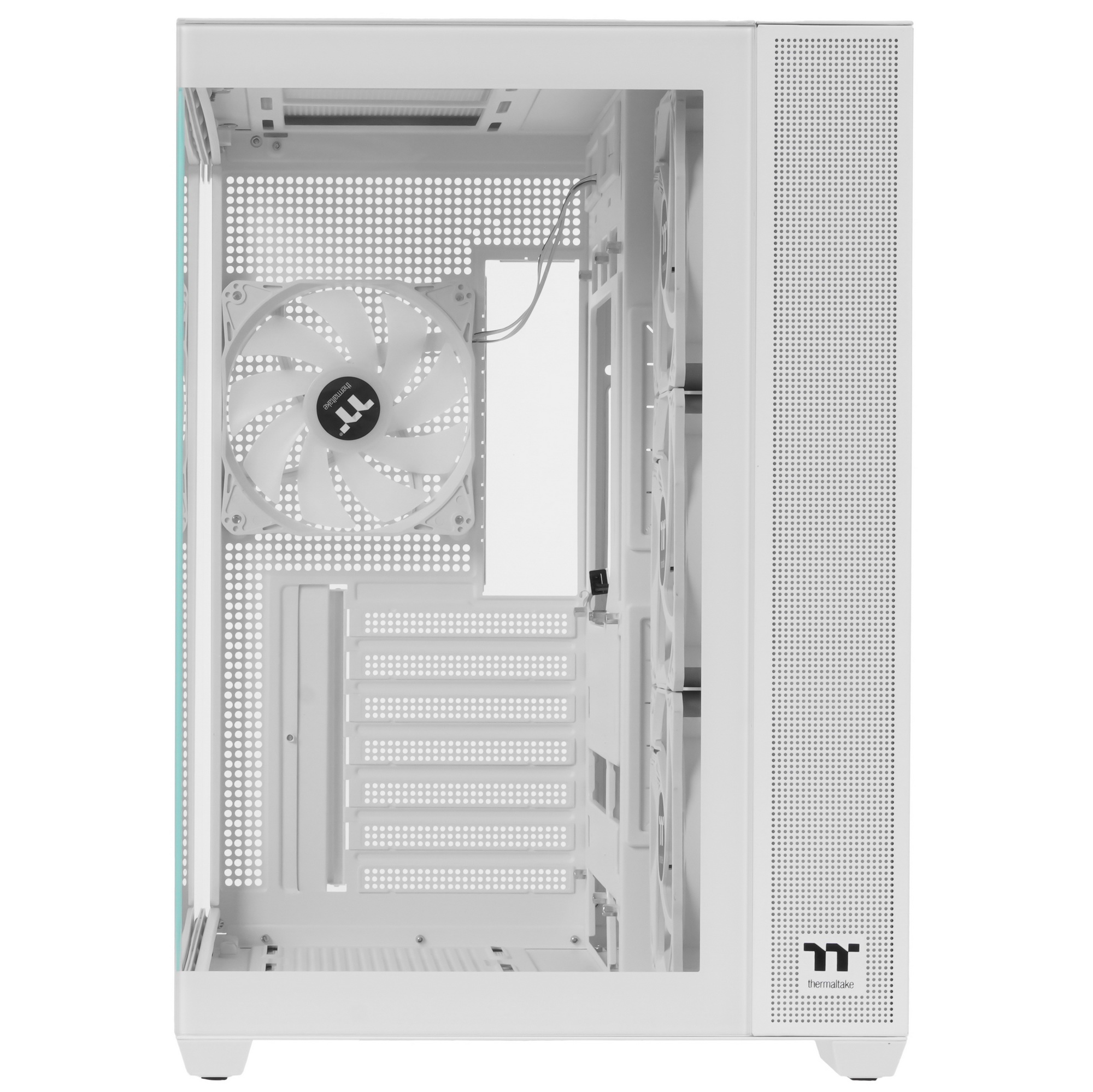 Корпус Thermaltake View 380 TG ARGB белый без БП ATX 6x120mm 2x140mm 1x200mm 2xUSB3.0 audio bott PSU