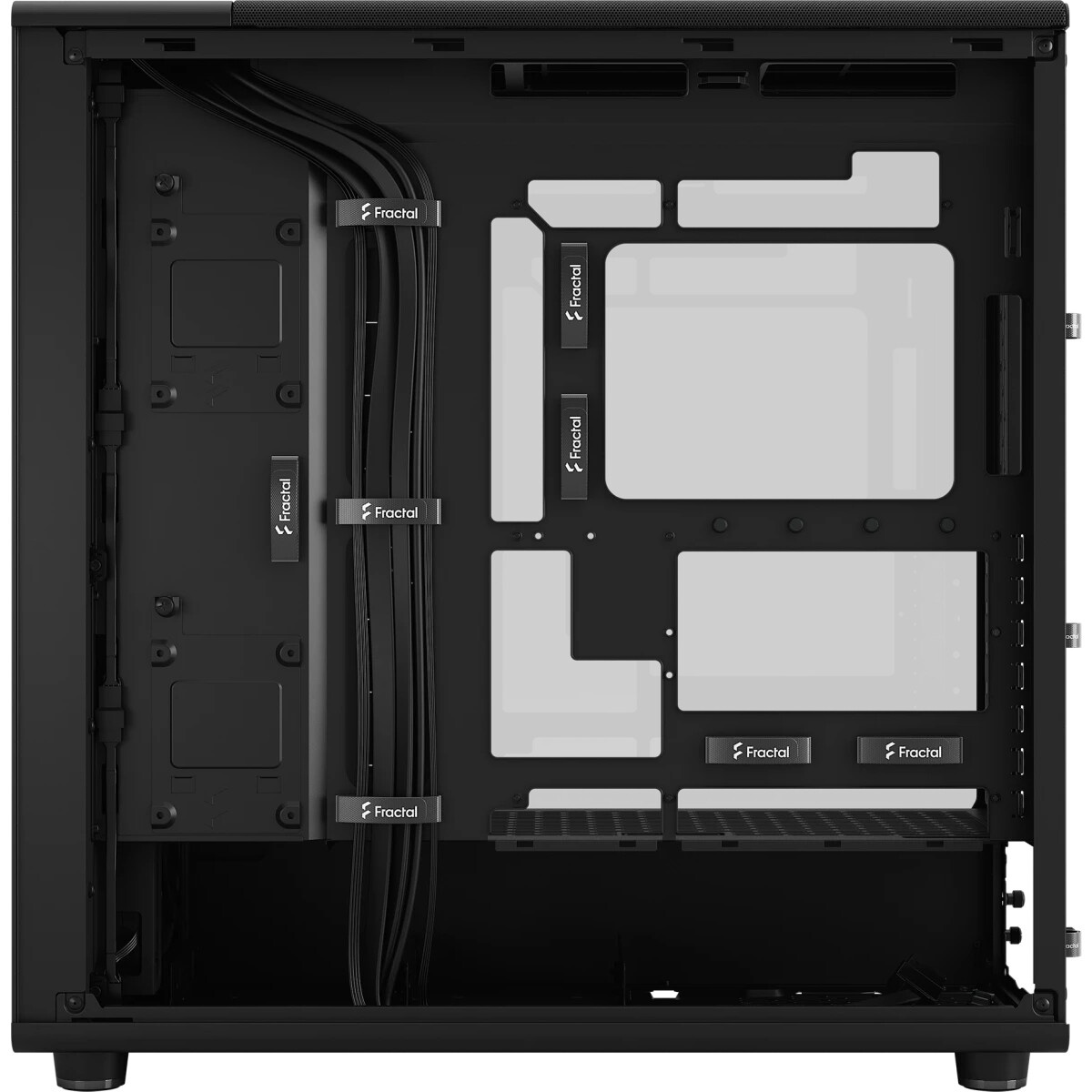 Корпус ПК без блока питания Fractal Design North XL RC Charcoal TG Dark, Full-Tower, 3x140mm, 2xUSB-