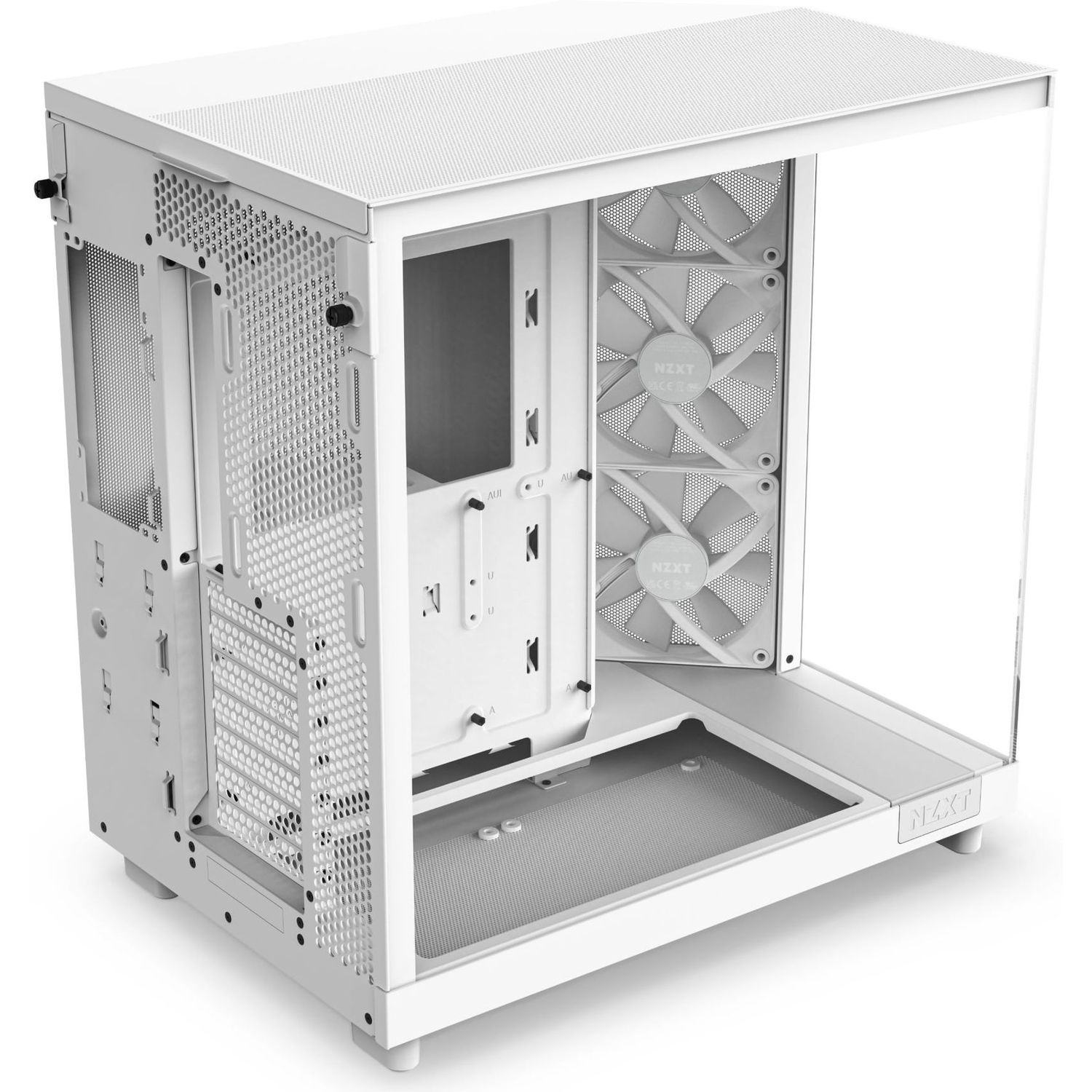 Корпус ПК без блока питания/ Case NZXT H6 Flow RGB (2023), Midi-Tower, TG, 3x120mm RGB, 2xUSB-A 3.2