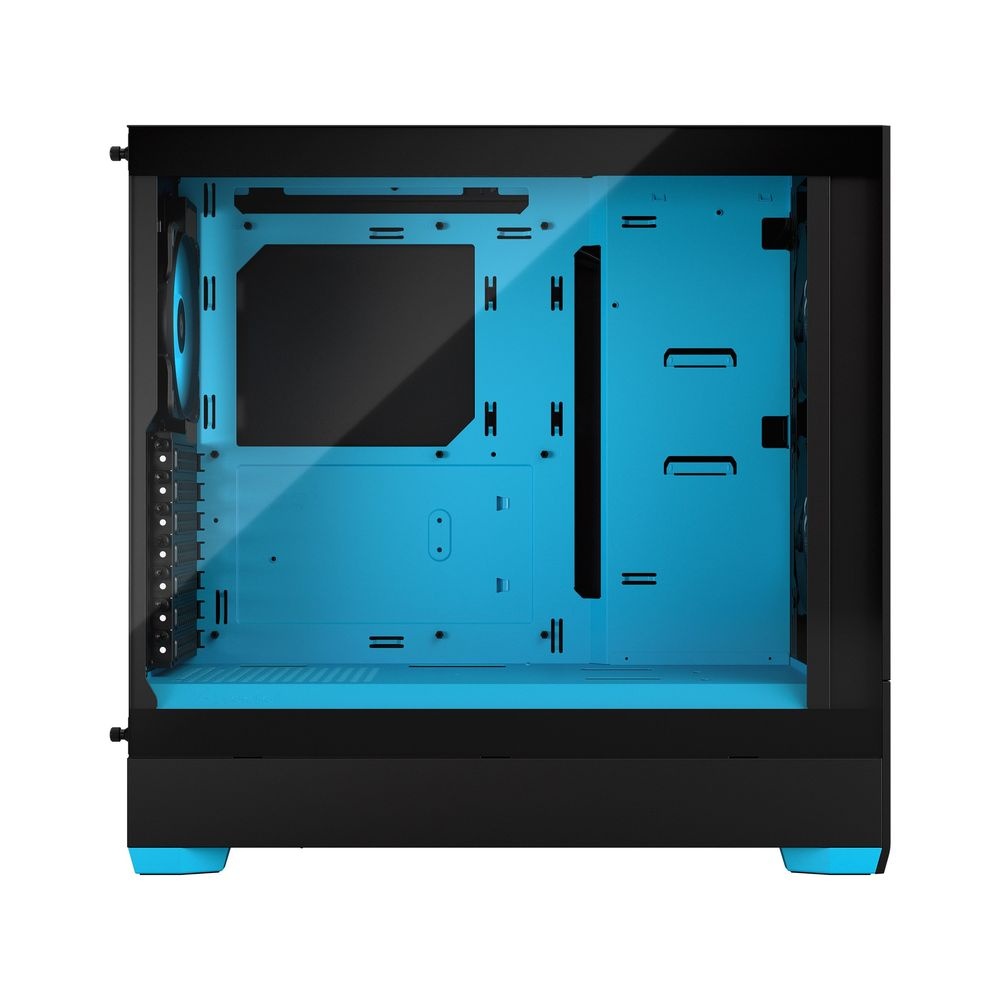 Корпус ПК без блока питания Fractal Design Pop Air RGB Cyan Core TG Clear Tint, Midi-Tower, 3x120mm