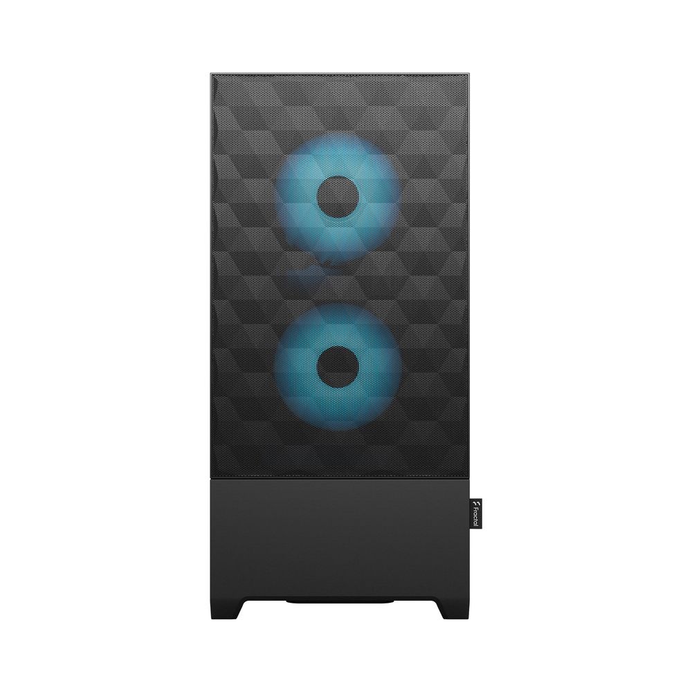 Корпус ПК без блока питания Fractal Design Pop Air RGB Cyan Core TG Clear Tint, Midi-Tower, 3x120mm