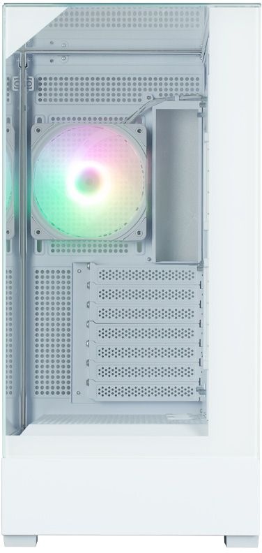 Компьютерный корпус ZALMAN P40 Prism Plus, ATX, белый, WINDOW, 3xCombo (3.5'' or 2.5"), 1xUSB TYPE-C