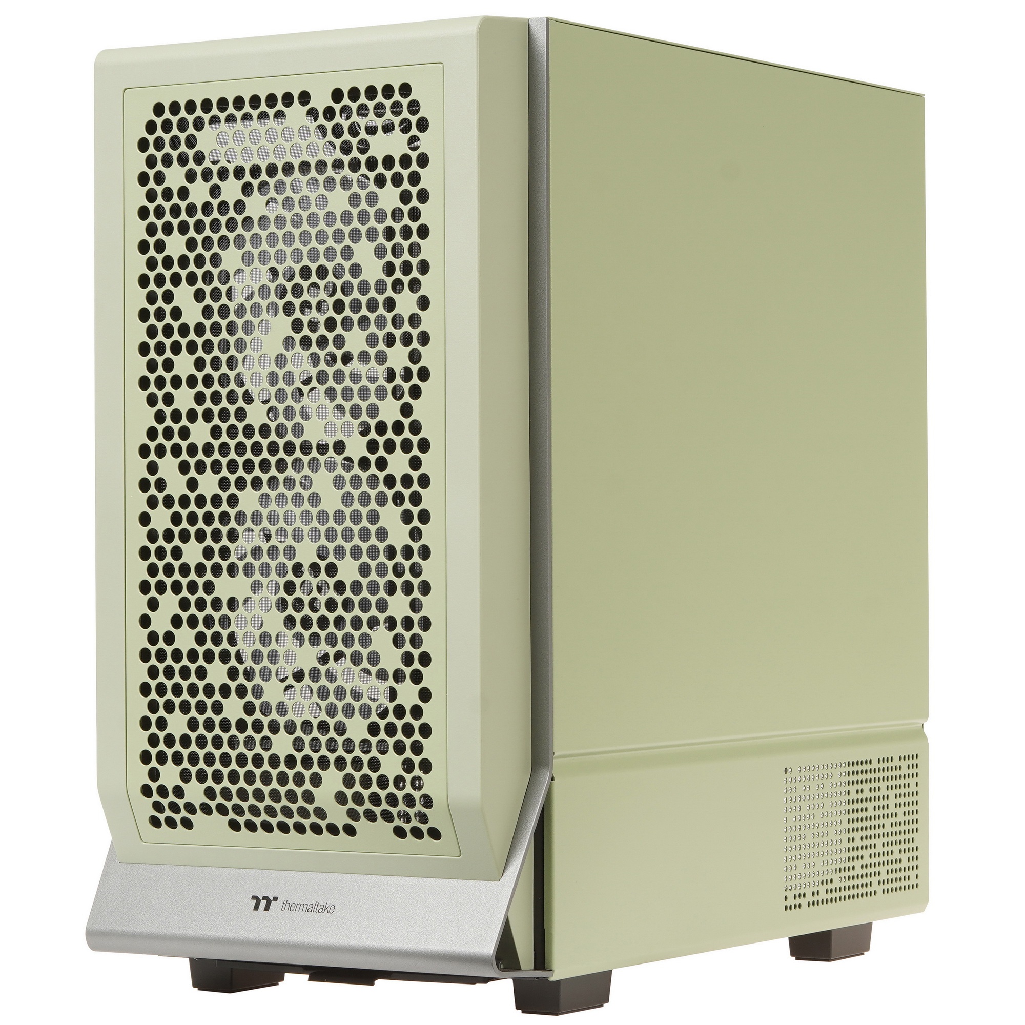Компьютерный корпус Thermaltake Ceres 300 TG ARGB Matcha зеленый без БП ATX 7x140mm 5x180mm 2xUSB3.0
