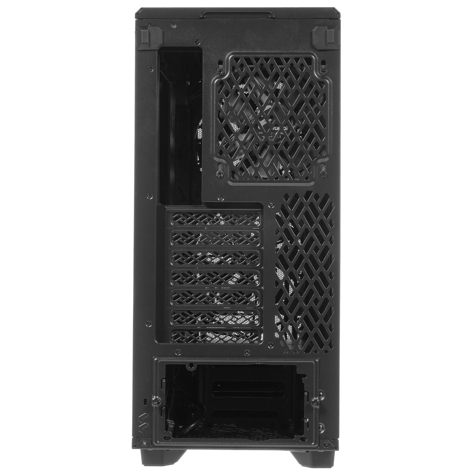 Компьютерный корпус Fractal Design MESHIFY 2 COMPACT BLACK - DARK TG / ATX, TG / 2x140mm & 1x120mm f
