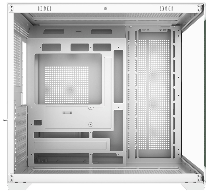Корпус без блока питания PCCooler C3T700 WH, Midi-Tower, TG, no fans, 1xUSB-A 3.0 + 1xUSB-A 2.0 + 1x