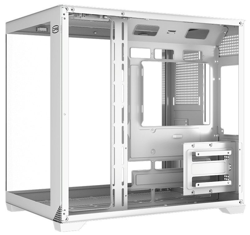 Корпус без блока питания PCCooler C3T700 WH, Midi-Tower, TG, no fans, 1xUSB-A 3.0 + 1xUSB-A 2.0 + 1x