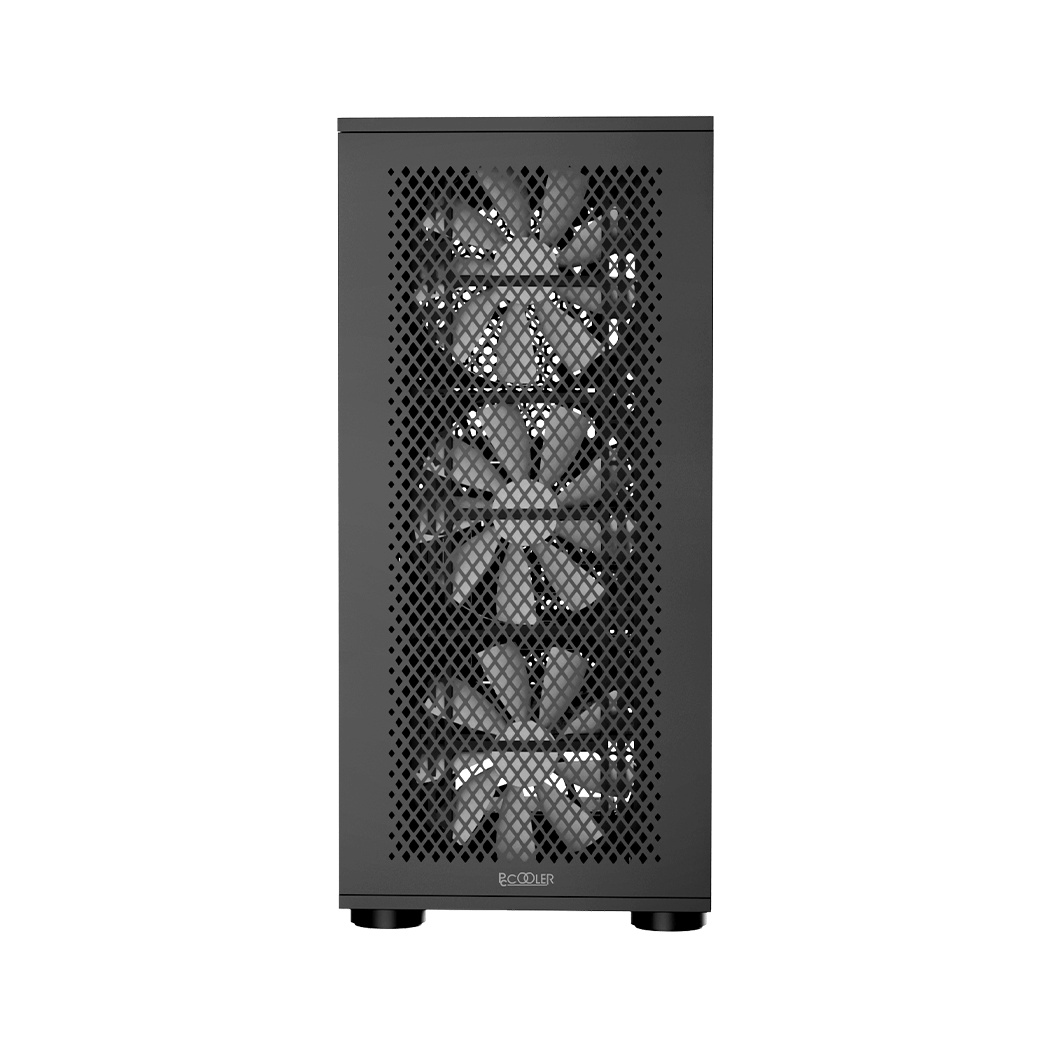 Компьютерный корпус  PCCooler ME200 MESH BK, Mesh Full Tower, черный, TG, SPCC, 3x120mm ARGB E-ATX,