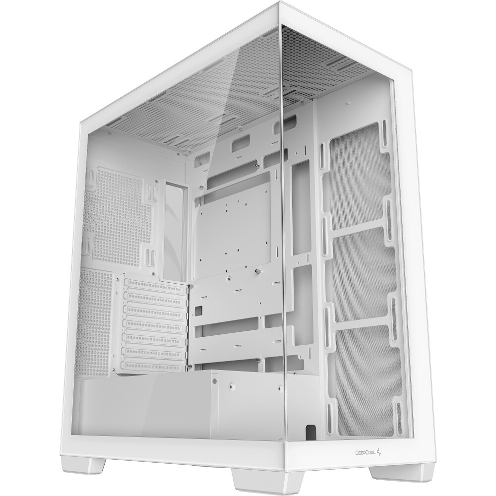 Компьютерный корпус Deepcool CG580 4F V2 WH без БП, боковое окно (панорама), 4x120mm ARGB PWM вентил