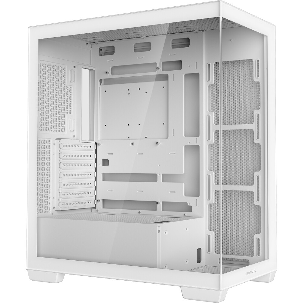 Компьютерный корпус Deepcool CG580 4F V2 WH без БП, боковое окно (панорама), 4x120mm ARGB PWM вентил