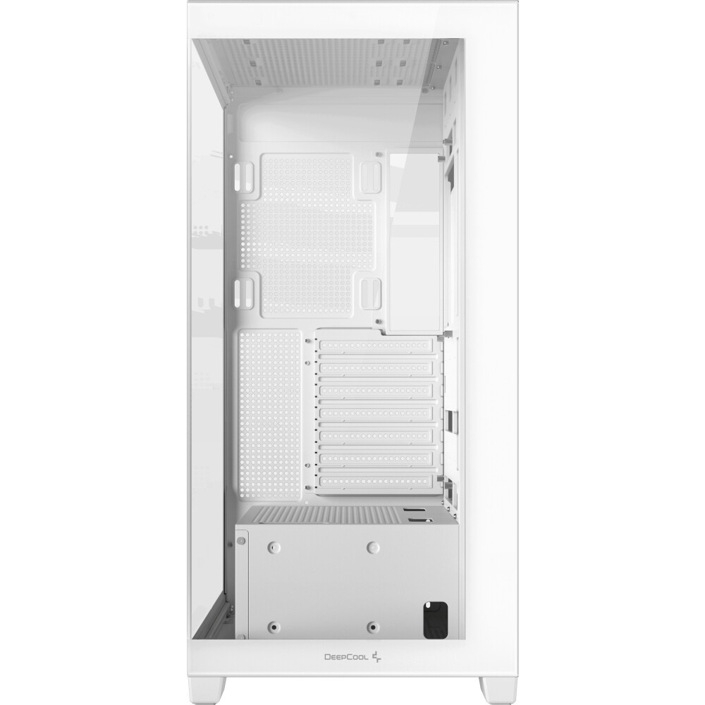Компьютерный корпус Deepcool CG580 4F V2 WH без БП, боковое окно (панорама), 4x120mm ARGB PWM вентил