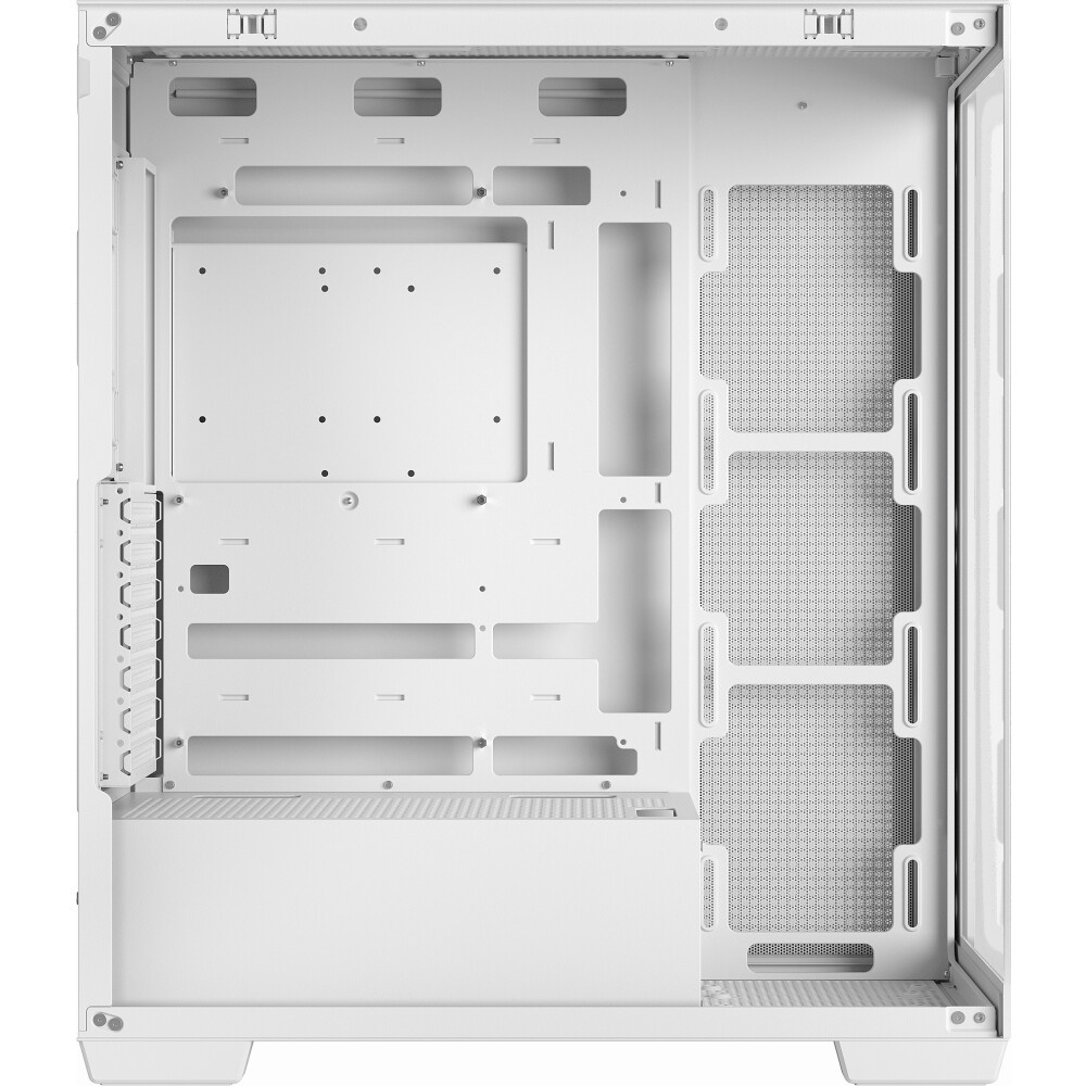 Компьютерный корпус Deepcool CG580 4F V2 WH без БП, боковое окно (панорама), 4x120mm ARGB PWM вентил