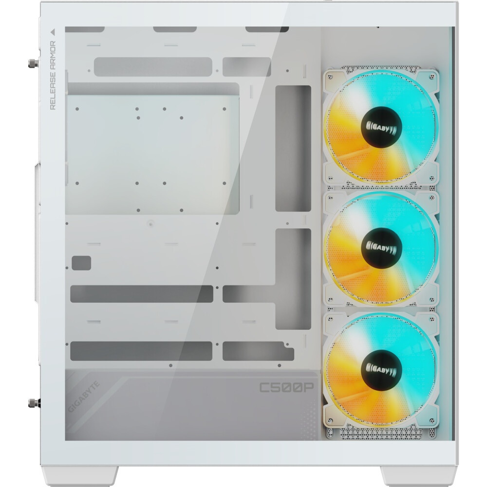 Компьютерный корпус Deepcool CG580 4F V2 WH без БП, боковое окно (панорама), 4x120mm ARGB PWM вентил