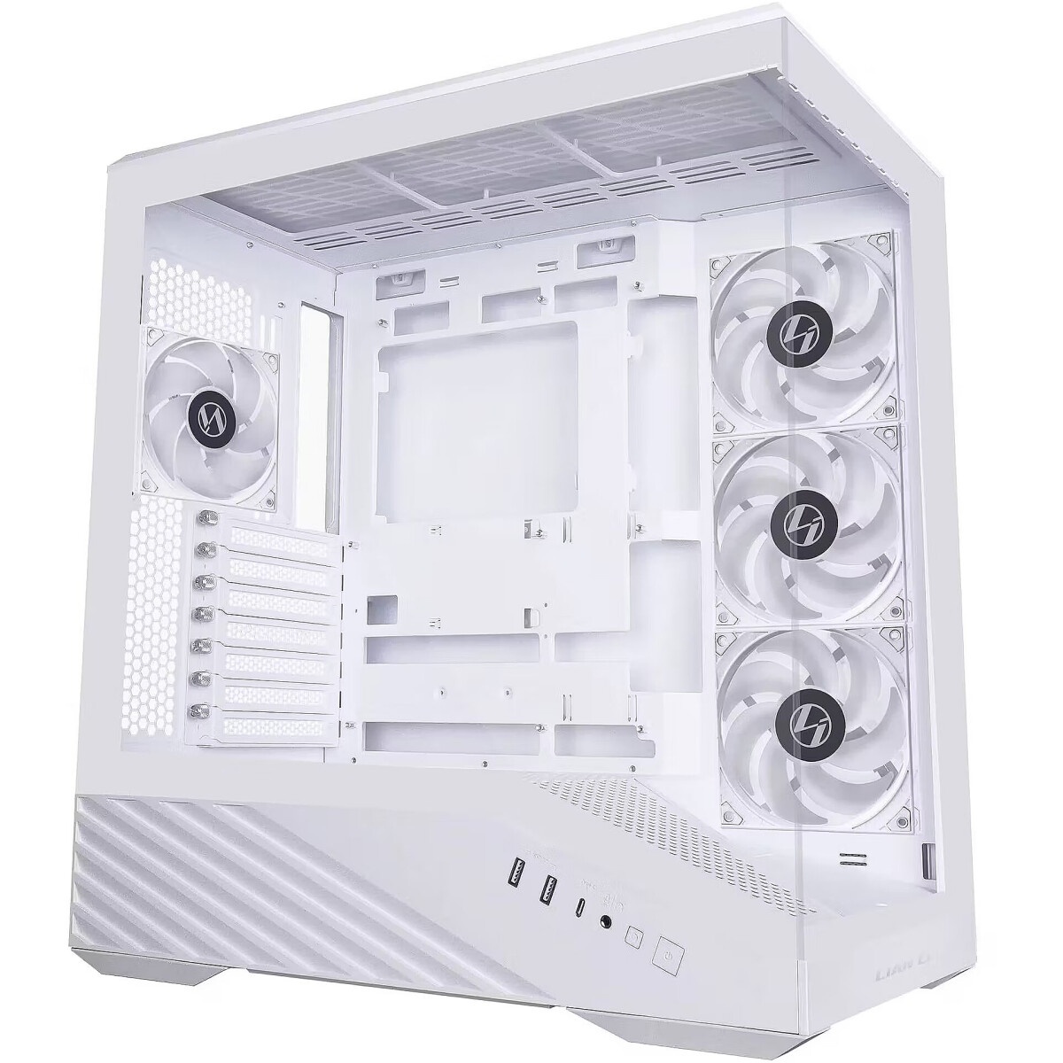 Компьютерный корпус Deepcool CG580 4F V2 WH без БП, боковое окно (панорама), 4x120mm ARGB PWM вентил